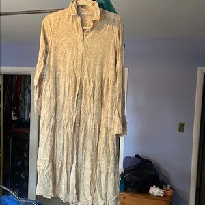 Time and Tru Cream Long Sleeve Dress FINAL PRICE